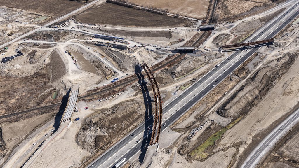 Construction of the 407 East Phase 2