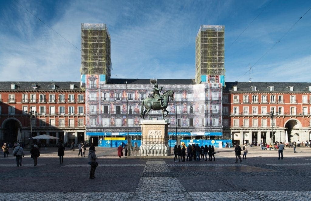 Rehabilitación de la Casa de la Panadería, en la Plaza Mayor de Madrid