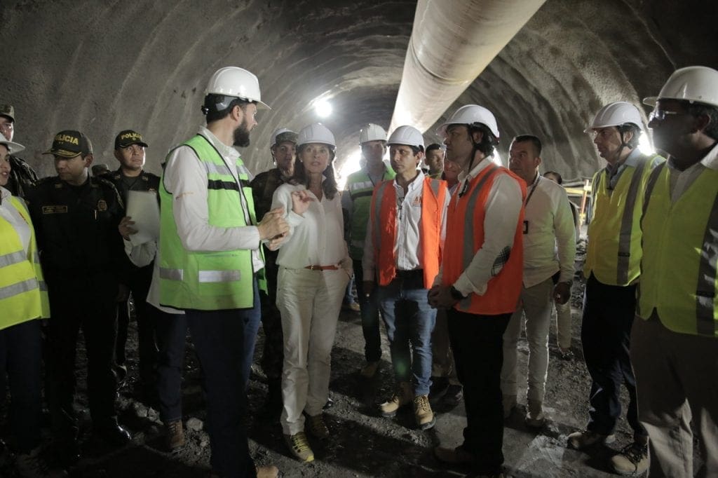 Imagen de un momento de la visita de la vicepresidenta de Colombia a la ruta del cacao